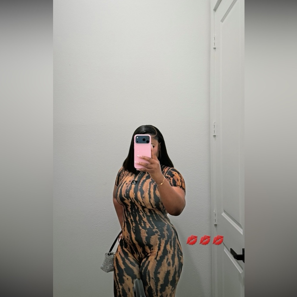 Jlorraine capri jumpsuit zebra print